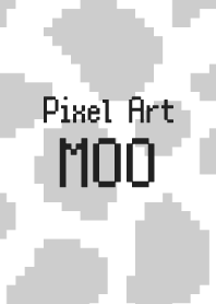 Simple monochrome, cow pattern