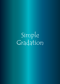 Simple Gradation -GlossyBlueGreen 2-