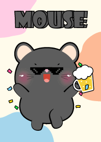 Black Mouse Love Party Theme