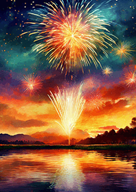 Beautiful Fireworks Theme#3009