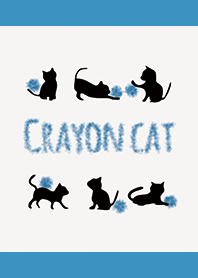 Blue 1 / Crayon Cat