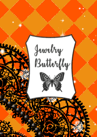 Jewelry Butterfly-Halloween オレンジ