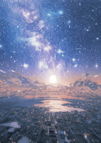 銀河の冬空 #MK02。