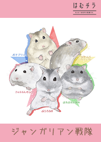 ジャンガリアン戦隊＆はむチラハムスター