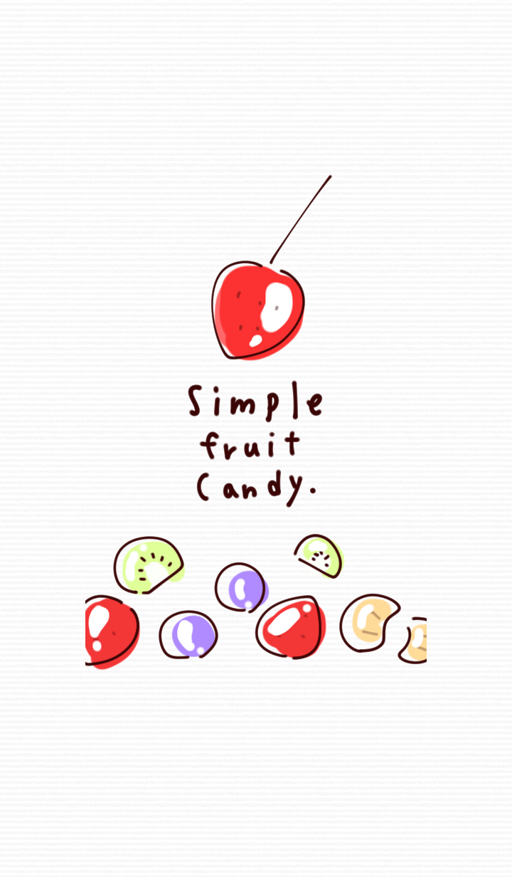 Simple fruit candy