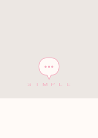 SIMPLE(beige pink)V.1690b