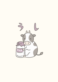 まいにちホルスタイン（クリームベージュ）