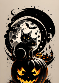 halloween cat 4e1C44