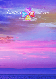 幻想的な空と海 Fantastic sky and sea