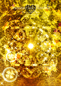 運気を呼ぶ 曼荼羅と蝶 Gold