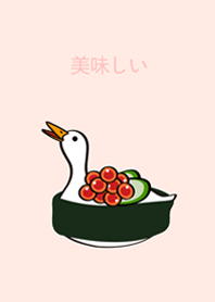 來吃壽司鴨！(櫻花粉紅色)