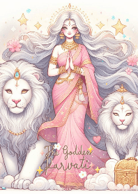 พระแม่อุมาเทวี : ความสุข สมหวัง (สีชมพู)