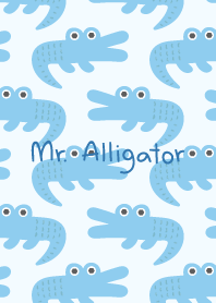Mr. Alligator - Blue