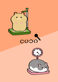 Hamster health check!(light orange)