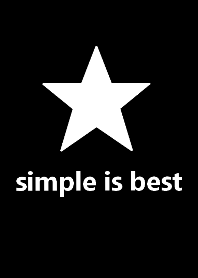 simple star(black white)