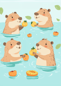 可愛的水豚好朋友 2