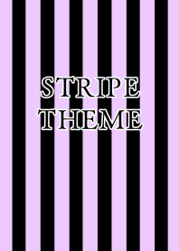 STRIPE THEME/BLACK&PINK PURPLE