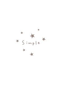 Greige star. White.