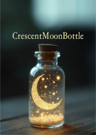 Crescent moon bottle