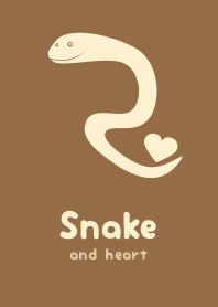 Snake & heart Cafe au lait
