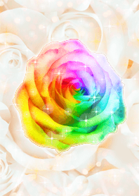 すべての運気をアップするレインボーの薔薇