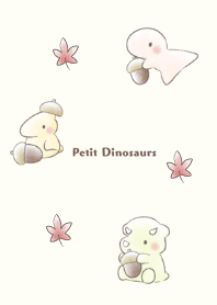 Petit Dinosaurs -Autumn- beige