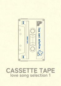 Cassettetape_love Royal blue