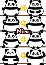 Mira Round Kawaii Panda