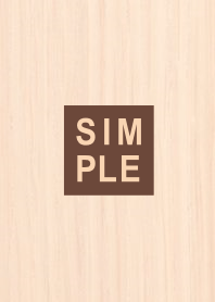 シンプルシール(ウッド ブラウン)Ver.12