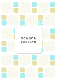Square pattern2- a little smile-
