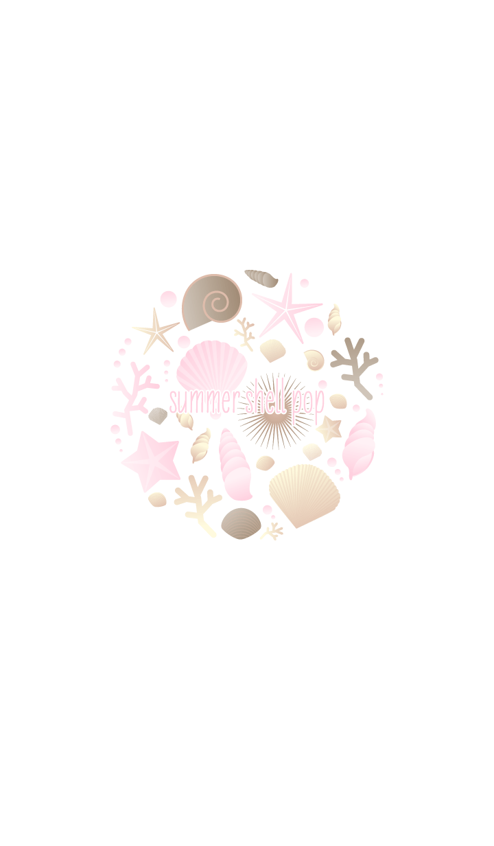 summer shell pop pink J