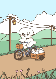 Joyful Ride with Fluffy