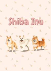 Shiba Inu minimal pink