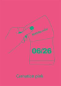 Birthday color June 26 simple: