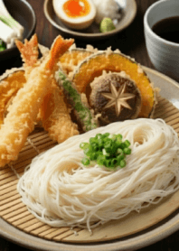 Tempura Zaru Somen-I LOVE FOOD