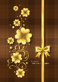 Fortune up Gold Clover & Gold Ribbon 3