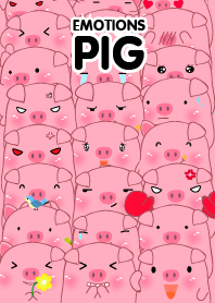 Simple Emotions Pink Pig Theme V.2(jp)