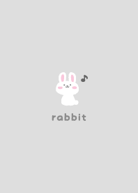 兔子2 音符 [苔灰色]