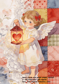 Valentine Cupids & Angels Watercolor Set