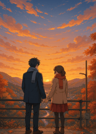 Autumn Sunset Promise Journey