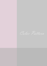 Color Pattern -Pink&Gray-
