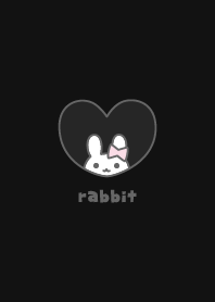Rabbits Ribbon - Black