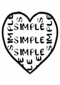 Simple logo heart