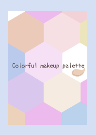 Colorful makeup palette-BLUE GRAY
