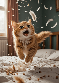 Cats run wild #KFIZ56.