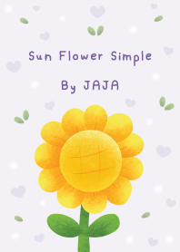 ดอกทานตะวัน เรียบง่าย สีม่วง โดย จาจา-05