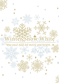 Winter Snow White -Snow Christmas-