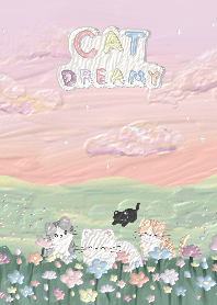 Cat dreamy (purple ver.)