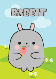 Pretty Fat Gray Rabbit Theme