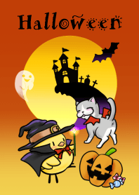 Fun Halloween of Piyo and Hachi 2019